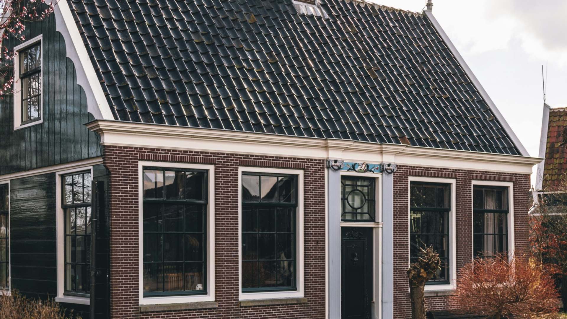 Karakteristiek woonhuis aan het water